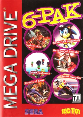 6-Pak (USA) box cover front